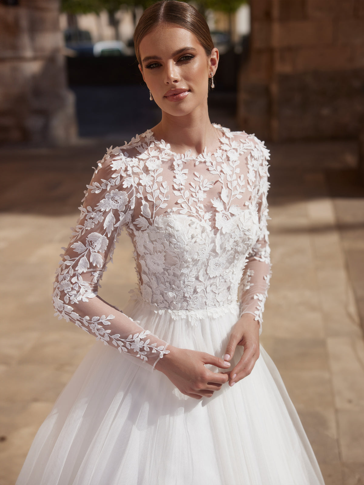 Bianco Cersey Bridal Gown Ivory