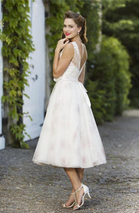 Side view of Flossie Bridal Gown.